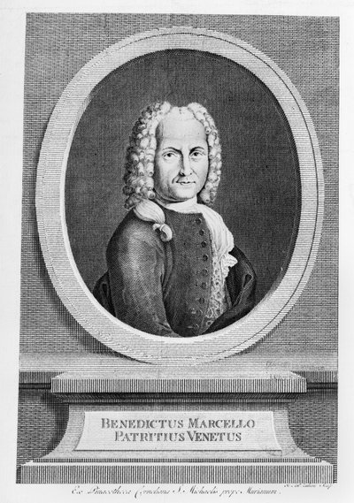 Portrait of Benedetto Marcello (1686-1739) by French School